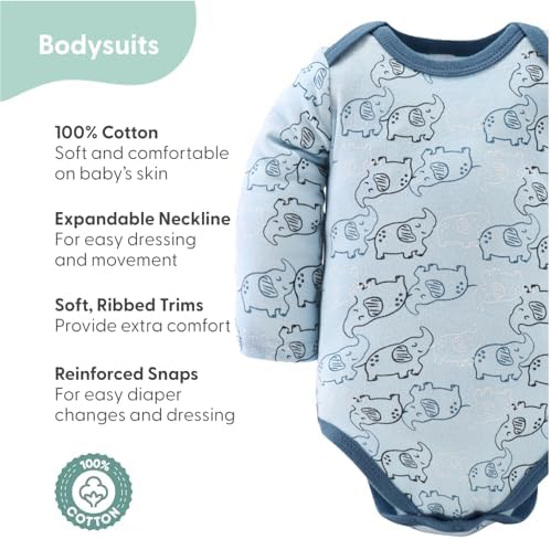 The Peanutshell Elephant Blue newborn boy clothing collection