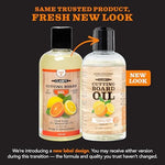 Clark's Cutting Board Oil 12 fluid ounce bottle next to kitchen tools