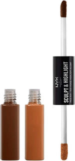 NYX Professional Makeup Sculpt and Highlight Face Duo front view makeup contour stick