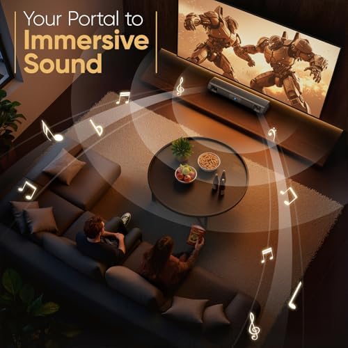 Saiyin soundbar connected to gaming console