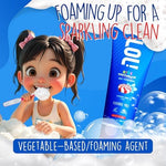 Fawelo LOL fluoride free toothpaste for toddlers safe to swallow