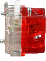 Schneider Electric contact block transparent red housing