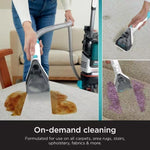 Shark carpet cleaning solution bottle with Stain-Striker technology logo