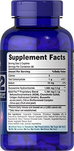 Puritans Pride Triple Strength Glucosamine, Chondroitin & MSM Joint Soother-180 Caplets - Image 4