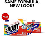 Shout color catcher box showing 24 count sheet details