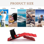Golf Cart Cigar Holder, Magnetic Clip Cigar with Adjustable Strap, Accommodate All Cigar Sizes,Versatile & Secure Accessory for Golfing, Boating, BBQs, Fishing & Outdoor Enthusiast (2 Pack Red) - Image 6