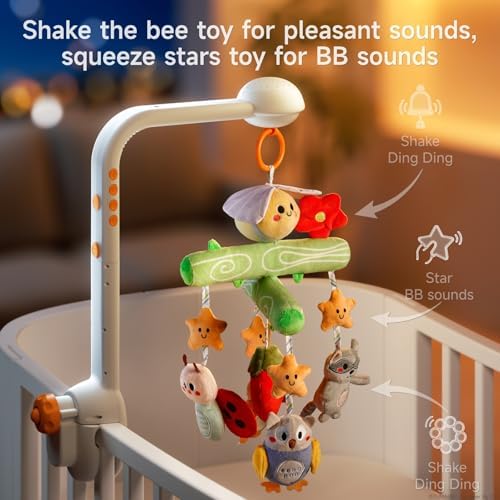 TUMAMA KIDS rotating baby mobile packaging box containing the complete infant sleep system