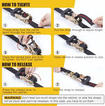 Pack of Ayaport endless tie down straps for cargo