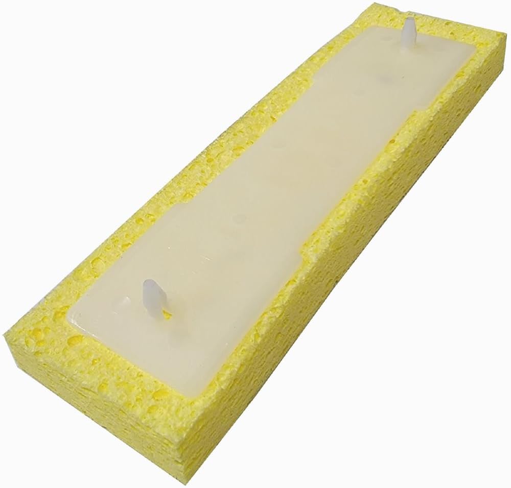 Homemaid Cleaning Products cellulose refill sponge front view showing authentic natural fibers.