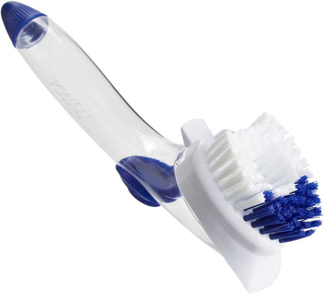 Dawn soap dispensing dish brush handle and thumb button