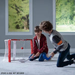 Franklin Sports mini foam hockey balls packaging layout with multiple colors