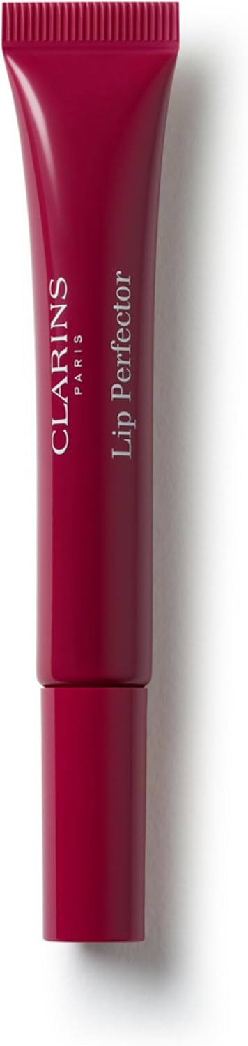 Clarins Lip Perfector front view showcasing packaging and shade.