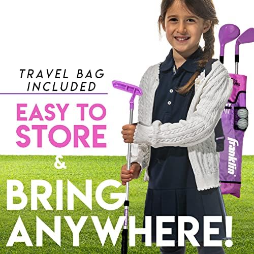 Travel bag for youth golf set with storage pockets