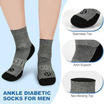 Close up of non-binding top on NOLUNT ankle socks