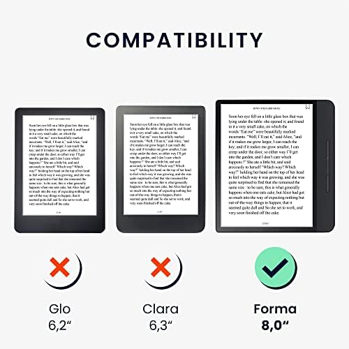 Lavender kwmobile Origami case folded into stand position for Kobo Forma