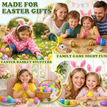 Rubypop twenty-four pack egg hunt game collection laid out neatly to showcase all distinct puzzle variations.