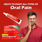 Iodent oral numbing gel packaging showing twenty percent benzocaine strength formulation.