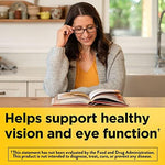 Nature Made Vision 60 Softgels Supplement Bottle Side Label