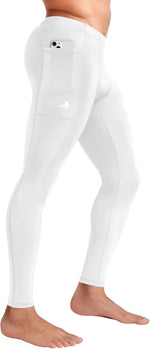 CompressionZ Men's Compression Pants for Workout, Sports|Base Layer Running Tights Leggings - Image 12