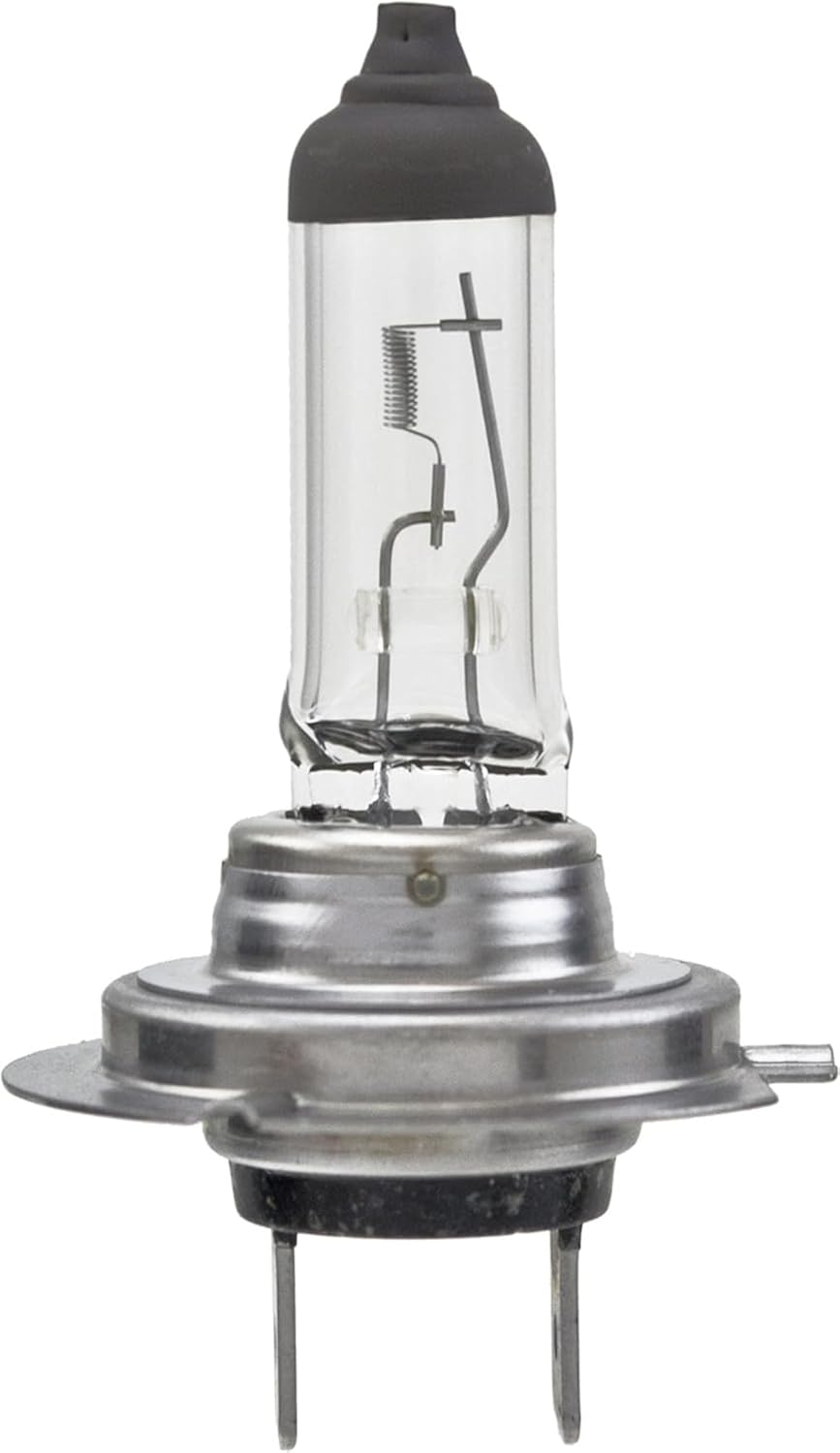 HELLA H7 Standard Halogen Bulb front view of packaging box for automotive headlight replacement