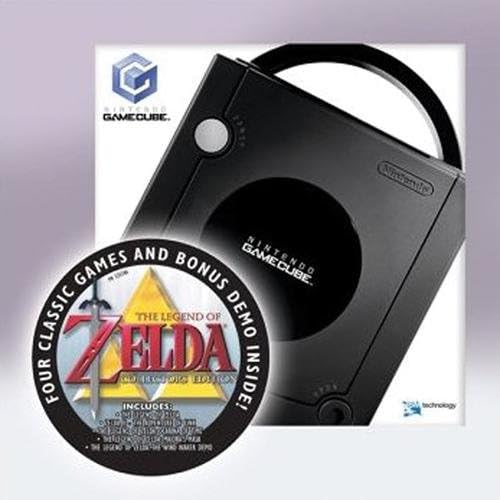 Nintendo GameCube Jet Black console with Legend of Zelda Collector Edition bundle
