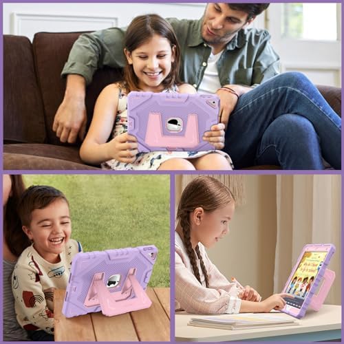 Fintie shock absorbing children device cover purple illustrating thick reinforced corner bumpers