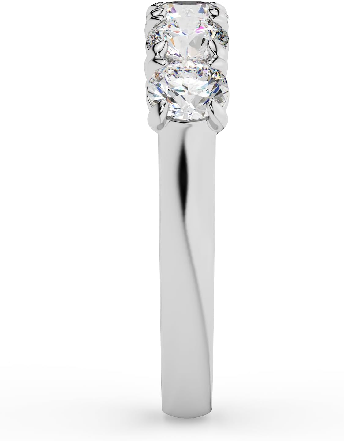 Houston Diamond District round cut diamond anniversary band