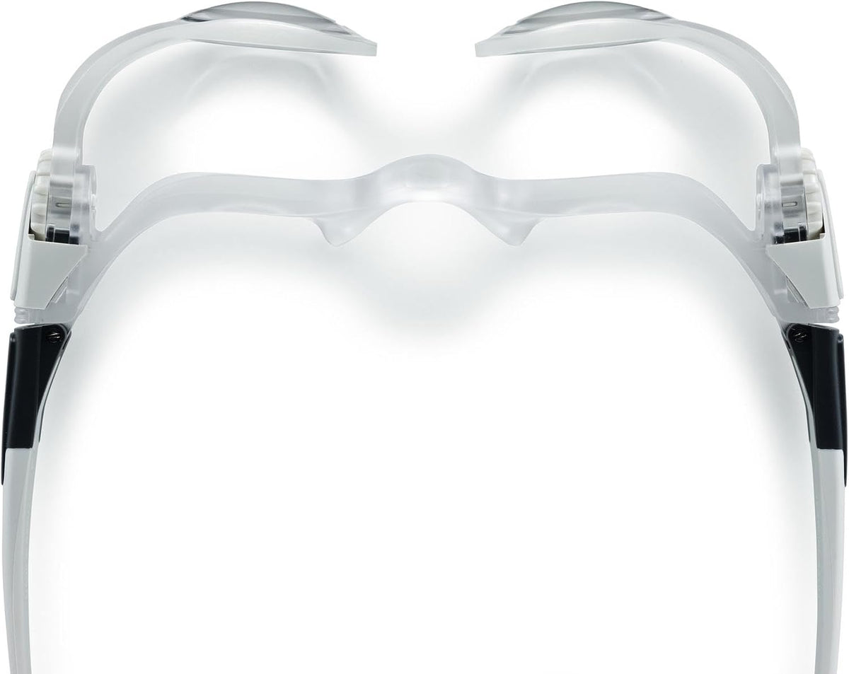 Eschenbach MaxDetail 2X glasses close-up of independent focus adjustment dials