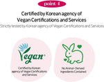 Vegan certified daily lip tint bottle for dry lips care.