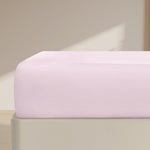 FreshCulture Queen Fitted Sheet Pink front view packaging
