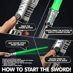 Syncfun motion sensitive light up sword handle