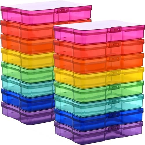 Side profile of Alink photo storage box with carrying handle
