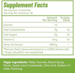 Eazgoo 2,000,000 XXL hemp gummy packaging side profile