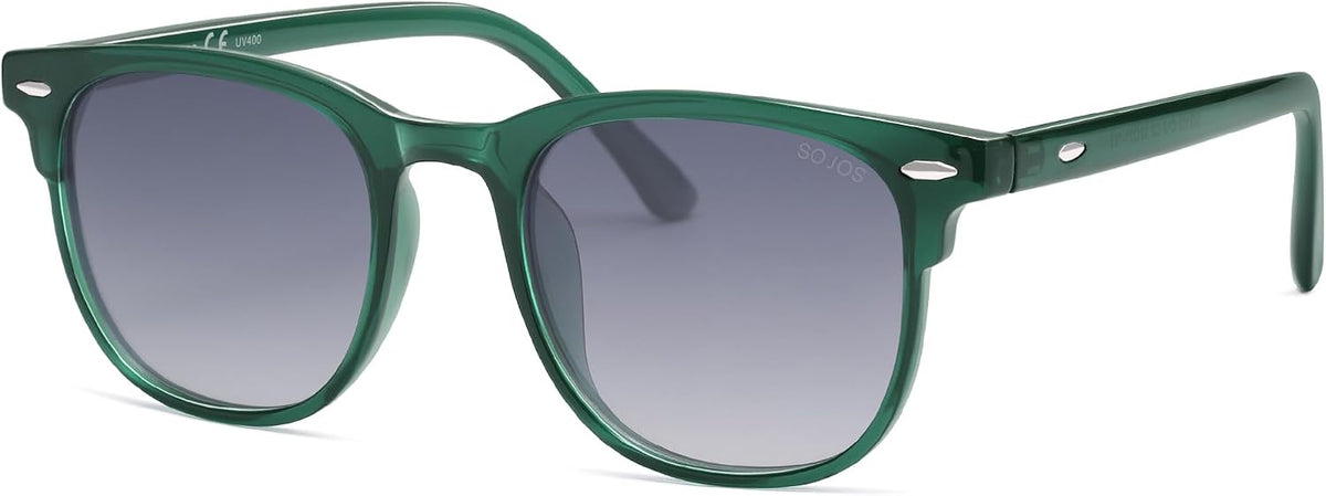 SOJOS Retro Vintage Square Polarized Sunglasses for Women Men UV Protection Lens TR90 Frame Sunglasses SJ2112 - Image 13