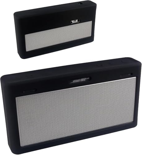 Black flexible silicone travel carrying sleeve with reinforced cushioning angles close up view