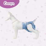 Stretchy fabric and breathable outer layer details of COCOYO puppy diapers