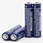Cerepros Ni MH rechargeable cordless phone batteries in a pack of four showing technical specifications.