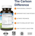 Carlson ACES Plus Zinc cellular health supplement dietary facts label view