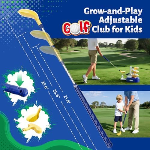 EagleStone golf set showing 15 training balls and cart