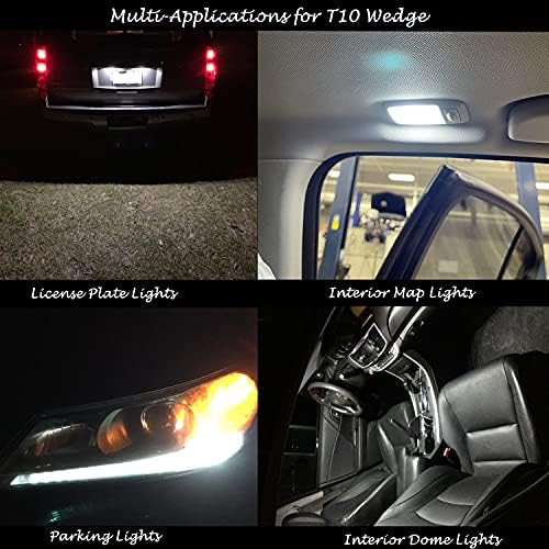 Side profile of the vehicle dome light bulb demonstrating the compact non-polarity wedge base design.