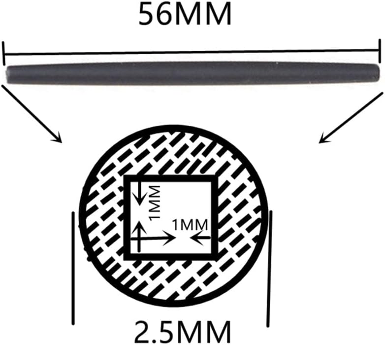 Close-up view of NicelyFit silicone replacement sleeves for eyewear frames
