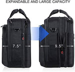 KROSER water repellent messenger bag side profile
