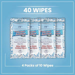 Premium Formulations 4 pack bathing wipes set for hygiene
