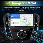EagleNav Ford Focus head unit with GPS navigation map enabled