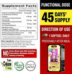 AFC Japan Ultimate Vision Pro supplement bottle showing 45 softgels count