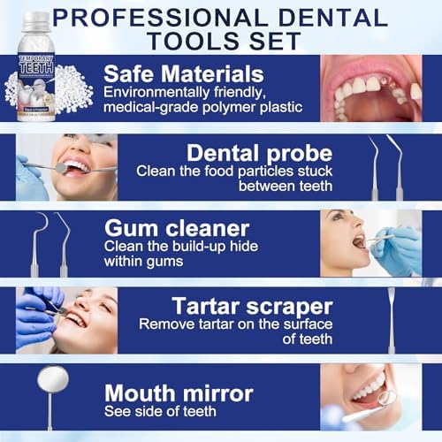 Walejuc moldable thermal beads for temporary tooth replacement
