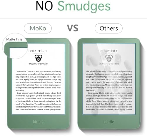 Installation kit including microfiber cloth and dust removal stickers for Kindle protector