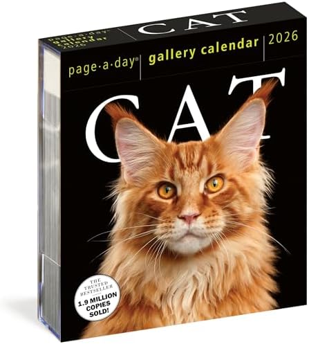 Cat Page-A-DayÂ® Gallery Calendar 2026: A Delightful Gallery of Cats for Your Desktop - Image 2