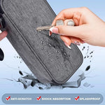Side view of Tanmqin water flosser carrying case with handle