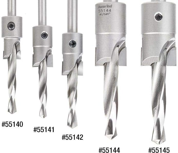 Amana Tool industrial counterbore bit tip close up